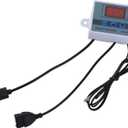 CHENZILIN USB 5V Three Button Temperature Controller Intelligent Control Power Cable for Cooling Fan and Blowers Up to 50W