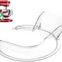 Pouring Shield for KitchenAid Mixer & Splash Guard Attachment - Compatible with 5.5-8QT Bowl-Lift Stand Mixers for KitchenAid