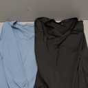 Neer 4 Pack Women's Workout Tops Long Sleeve Compression Shirt Athletic Tight V Neck T Shirt Gym Yoga Running Lightweight Tee(Pink, Blue, White, Black, XX-Large)