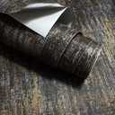 Classic Charcoal Gold Wallpaper Distressed Metallic Wallcovering Peel and Stick Wall Paper Texture Self Adhesive,20.5 in.W X 236.0 in. L