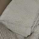 Bedsure Cotton Duvet Cover Set - 100% Cotton Waffle Weave Khaki Duvet Cover California King Size, GentleSoft and Breathable Cal King Tan Bedding Set for All Season, 3 Pieces, 104"x98"