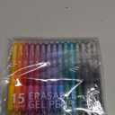 Vanstek 15 Colors Retractable Erasable Gel Pens Clicker, Fine Point(0.7), Make Mistakes Disappear, Premium Comfort Grip for Drawing Writing Planner and School Supplies (Multicolor)