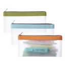 Mr. Pen- Clear Pencil Pouch, 3 Pack, Earthy, Pencil Bags, Clear Makeup Pouch