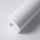Shelf Liners for Kitchen Cabinets Refrigerator Liners Waterproof & Oil-Proof Kitchen Cupboard Liner Non-Slip Drawer Mats EVA Material Non Adhesive Fridge Liner for Shelves-White 11.8 x 236.2 Inches