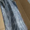 Push Lawn Sweeper, 26-Inch Width, 7 Cu. Ft. Hopper Capacity, 4 Spinning Brushes, Adjustable Height, Durable Steel Frame with Rubber Wheels, Ideal for Leaves and Grass (Black)