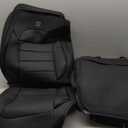 Full Set Car Seat Covers for Toyota Corolla Cross 2022-2026, Waterproof Stain-Resistant Seat Cover, Premium Nappa Leather Seat Protectors with Storage Pockets(Standard 5 Seats/Black)