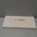 Faucet Mat for Kitchen Sink, Diatomite Stone Drying Sink Protectors, Bathroom Faucet Splash Guard, Quick Dry Water Absorbing, Non-Slip Stone Tray for Kitchen Counter, White, 23.6" x 3.9"