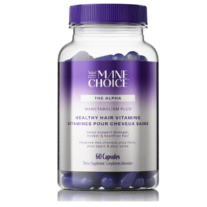 The Mane Choice MANETABOLISM Plus Healthy Hair Growth Vitamins - Supplements for Longer, Thicker, Healthier Hair - Hair Skin & Nails Vitamins for Women & Men (60 Capsules) (EXP: 11/2026)