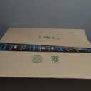 QILLOWAY Indoor/Outdoor Chaise Lounge Cushion with Ties,Replacement Patio Cushions for Lawn Pool. (Marine Blue)