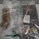 Manificent Laptop Messenger bag for Mens 15.6 Inch, Waterproof Vintage Genuine Leather Mens Briefcase shoulder bag 16 Storage Pockets, Waxed Canvas Leather Computer Business Satchel Work Bag (Gray)