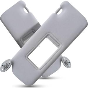 Left Driver Side Sun Visor Compatible with Toyota Scion TC 2005-2010 Replaces# 74320-21210-B2 Gray (Left Driver&Right Passenger)