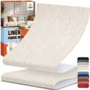 Linen Fabric Repair Tape 4.7x63 Inch, Self Adhesive Couch Patch Repair Fabric Tape for Furniture, Linen Patch Kit for Couch, Carpet, Upholstery, Chair, Sofa, Cushion, Bag (Beige)