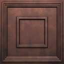 STICKGOO Glue Up Ceiling Tiles, 24x24 Inch PVC Decorative Drop Ceiling Tile Antique Copper 48 Sq. Ft, Pack of 12 Tiles