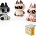 BEEMAI Nobeko Azukisan Mini Bean Series Blind Box Single Box, Contains 3 Figures No Repeat