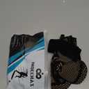 INDEEMAX Ankle Brace for Sprained Ankle Compression Sleeve, 2 Pack Copper Infused Ankle Support Brace for Women & Men, Plantar Fasciitis Relief Achilles Tendonitis, Sports Running, Copper Black, L