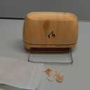 Essential Oil Diffuser 3 in 1 200ML Ultrasonic Essential Oil Diffuser Simulation Flame Humidifier Colorful Light Mist Diffuser Wood Grain Aroma Diffuser for Office Home