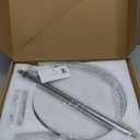 Lamicall Tablet Floor Stand Gooseneck - Swivel Tablet Holder Mount with Adjustable Height & 10.6lb Stable Base, for iPad mini Air Pro 12.9/9.7, Tab, Kindle, iPhone Air 17 Pro Max, Phones (4.7-13") (Silver)