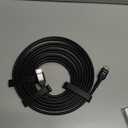 Highwings Long HDMI Cable 15 FT, 4K 8K 10K HDMI 2.1 Cord Ultra High Speed [in-Wall CL3 Rated, 8K@60Hz 4K@120Hz Video 48Gbps], Fit, Durable, Flexible, eARC, HDCP, Compatible for Ethernet SoundBar (Black)