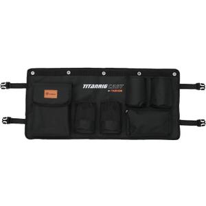 TARION Video Production Cart Accessories - Side Storage Bag Organizer for Titanrig Cart Base - Multi-Pocket Lens Cup Holder & Tool Pouch - Titanrig Saddle Bag