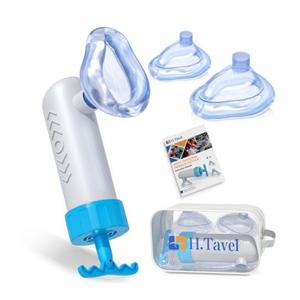 Choking Rescue Device Portable Airway Suction Rescue Device Anti Choking Device Choking First Aid Device for Kids and Adults Blue