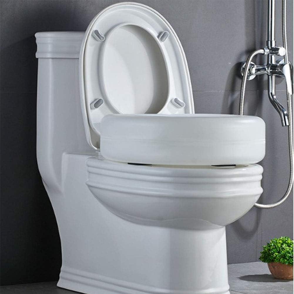 Raised Toilet Seat, Riser for Standard Size Round Toilets