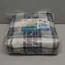 Comfort Spaces Cotton Flannel Sheets Full Size, Ultra Soft Flannel Sheet Set with 12" Elastic Pocket Fits up to 14" Mattress, Plain Print Warm Flannel Bedding, Scottish Plaid Green 4 Piece