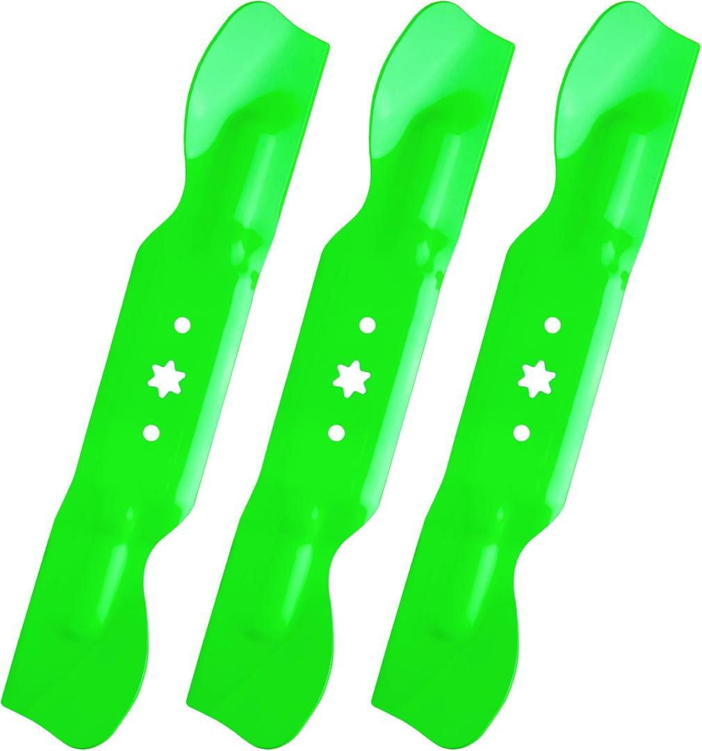 Wadoy 490-110-C187 Mower Blade Compatible with Cub Cadett 60" Deck High Lift Mower Blades 3 Pack for Model ZT2 ZT3 05620 742-05620 742P05620