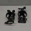 2 Pieces Cart Cup Holder with Phone Holder 2 in 1 Adjustable Cart Accessories for Front and Rear Seat Armrest (Black)