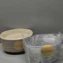 bloomoon 28 oz Oval Disposable Food Containers with Lids 50 Pack,Chipotle Style Bowl Oval with Lid Meal Prep Containers Disposable for Salad,Nacho,Taco,Lunch (50 Bowls 50 Lids)