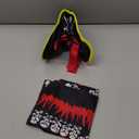 2 Pieces Skull Print Pet Pirate Hat with Pirate Skull Bandana Dog Cat Captain Cap Halloween Pirate Cosplay Costume Halloween Party Hat Dress Up Costume Accessories (C)