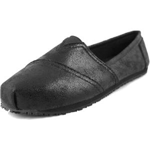 Laforst Women's Slip and Oil Resistant Non Slip Work Shoes Jess PU Slip-On Flat (8.5)