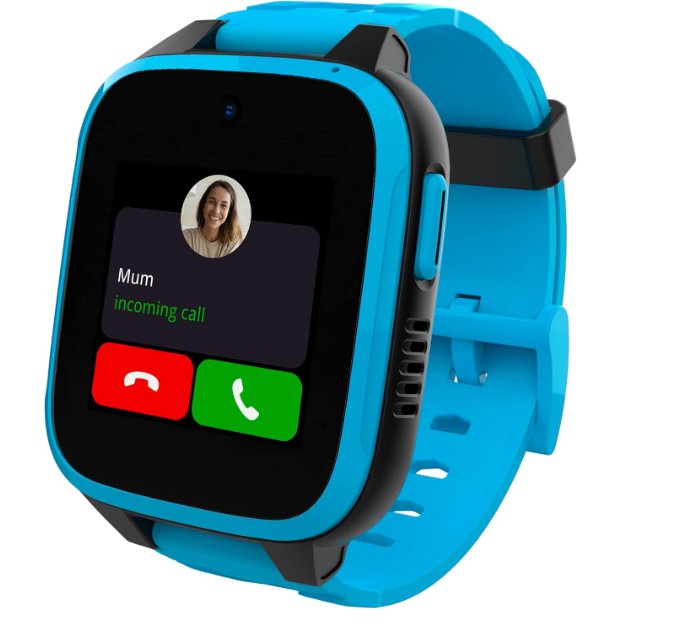 XPLORA XGO 3 - Watch Phone for Children (4G) - Calls, Messages, Kids School Mode, SOS Function, GPS Location, Camera and Pedometer – (Subscription Required) (Blue)