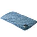 Pure Enrichment WeightedWarmth - 2-in-1 Weighted Lap Pad with Warmer (32"x21"), 3 Warmth Settings, BPA-Free, Non-Toxic Beads, & Soft Micromink — Ideal for Kids, Travel & Back Pain, or Cramps