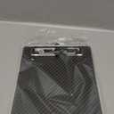 Carbon Fiber Memo Clipboard with Pen Holder, Small Clip Boards 6x9 with 304 Low Profile Clip, Mini Clipboards A5 Half Letter Size for Home, Restaurants, Offices, Schools, Hospitals, Factory