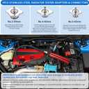 31PCS Radiator Coolant Pressure Tester Kit, Cooling System Radiator Leak Tester and Vacuum Refill Kit for Automotive Cooling System Water Tank Leakage Detection