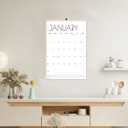 Calendar 2026-2027 - 15-Month Extra Large Wall Calendar from April 2026 to June 2027, 15'' x 22'' Hanging Calendar 2026-2027 with Holiday Marked, Premium Paper for Organizing, Vertical, Black Large Word