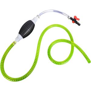 Car Gasoline Siphon Hose Pump, High-Flow Hand Fuel Transfer Pump for Oil, Diesel, Water, Manual Portable Automotive Gas Fuel Siphon Hose Accessories, Universal for SUV Van Truck (3.28 Feet)