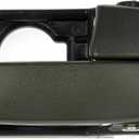 Dorman 81117 Front Passenger Side Interior Door Handle Compatible with Select Dodge/Hyundai Models, Gray; Textured