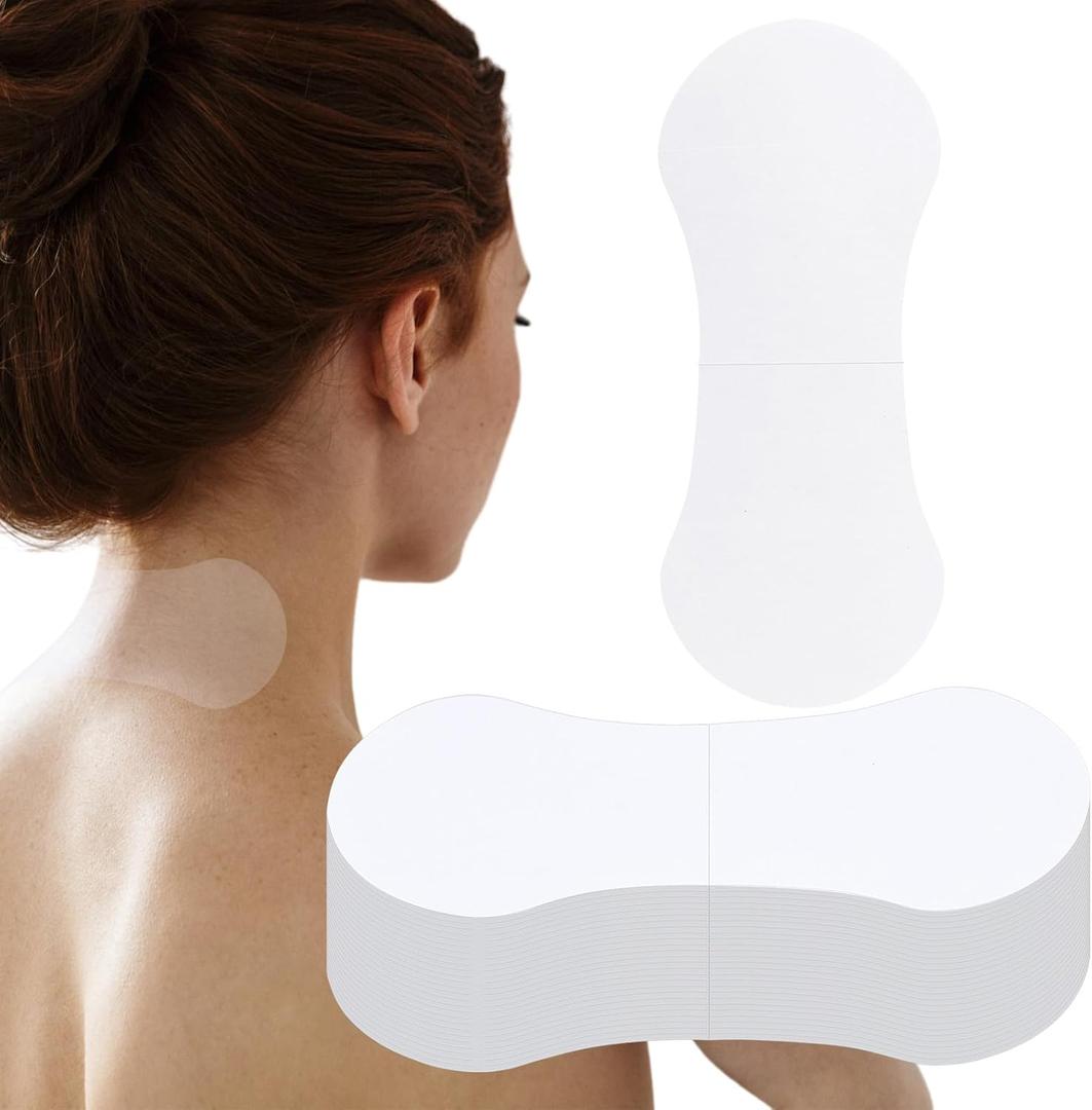 50 Pcs Instant Neck Lift Tape Invisible Behind Neck Pre-assembled Jaw Jowl Tape Lifting for Women, 1.97'' x 4.72''