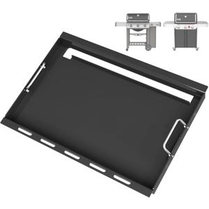 6788 Full Size Griddle for Weber GS4 Genesis II 300 Series Gas Grills, Flat Top Grill Griddle Insert with Handles for Weber Genesis II E310 E330 S315 EX315 SX335 EX335 Series Gas Grill, Carbon Steel