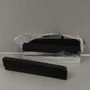 10 PCS Under Couch Blocker, 17" L x 2.4" H Sponge Under Furniture Blocker with Strong Adhesive, Stop from Getting Under Sofa Couch Bed for Pets Toys Easy to Install