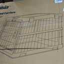 ZOMISIA Collapsible Dog Crate for Large Dogs - 36" L Heavy Duty Dog Kennel No Tools Required with 4 Sides Steel Foldable Cage for Dogs Indoor Furniture, Portable Carrier with 2 Smooth Wheels, Beige