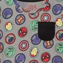 Amazon Essentials Disney | Marvel | Star Wars | Frozen | Princess Girls and Toddlers' Short-Sleeve T-Shirts, Multipacks (X-Large, Black/Blue/Grey/White Marvel Super Hero)