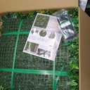 Artificial Green Wall Panels: 20"x20" (8 Pack), Faux Greenery Fence