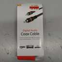 Digital Audio Coax Cable, 6 ft.