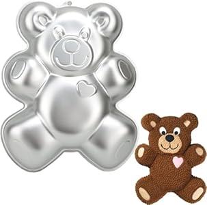SADYFON Bear Shaped Panda Shaped Cake Pan 3D Aluminum Nonstick Cake Decorating Mould Birthday Wedding Anniversary Party Cake Baking Pans Tins Bakeware Tool