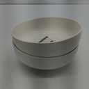 MALACASA Serving Bowls, 114 OZ(10") Extra Large Salad Bowls Set of 2, Porcelain White Serving Bowls for Salad, Soup, Pasta and Dinner, Large Ceramic Bowl Set for Entertaining, Series REGULAR
