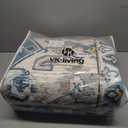 VK VK·LIVING Machine Washable Rug 9'x12' Vintage Design Washable Area Rugs with Non Slip Rugs for Living Room Bedroom Traditional Woven Carpet Stain Resistant Home Decor Boho Rug, Green&Beige