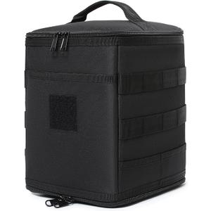 Tactical Camping Storage Bag 7L Utility Tote Bag Trunk Organizer (Black)