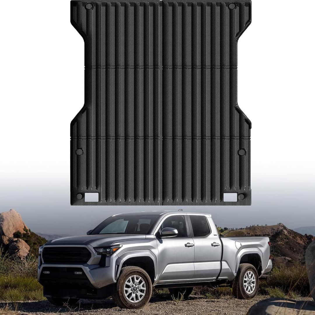 Truck Bed Mat Bed Liner Fit for Toyota Tacoma 2024-2026 (5FT,60.3") (Not Fit Drop-in Liners), Vehicle Truck Bed Liner Custom Fit All Weather Protection TPE Pickup Car Bed Mat